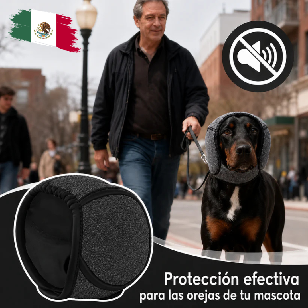 Protege a tu perro del pánico por fuegos artificiales, tormentas y ruidos fuertes.