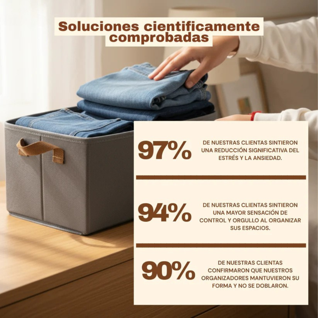 Organizadores de Ropa Plegables (Compra 1 y llévate 3)