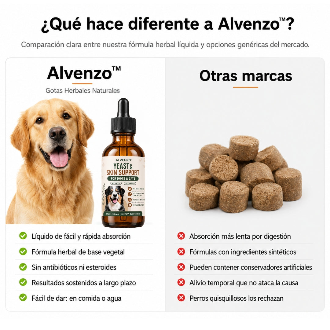 Fórmula veterinaria natural para eliminar hongos en perros