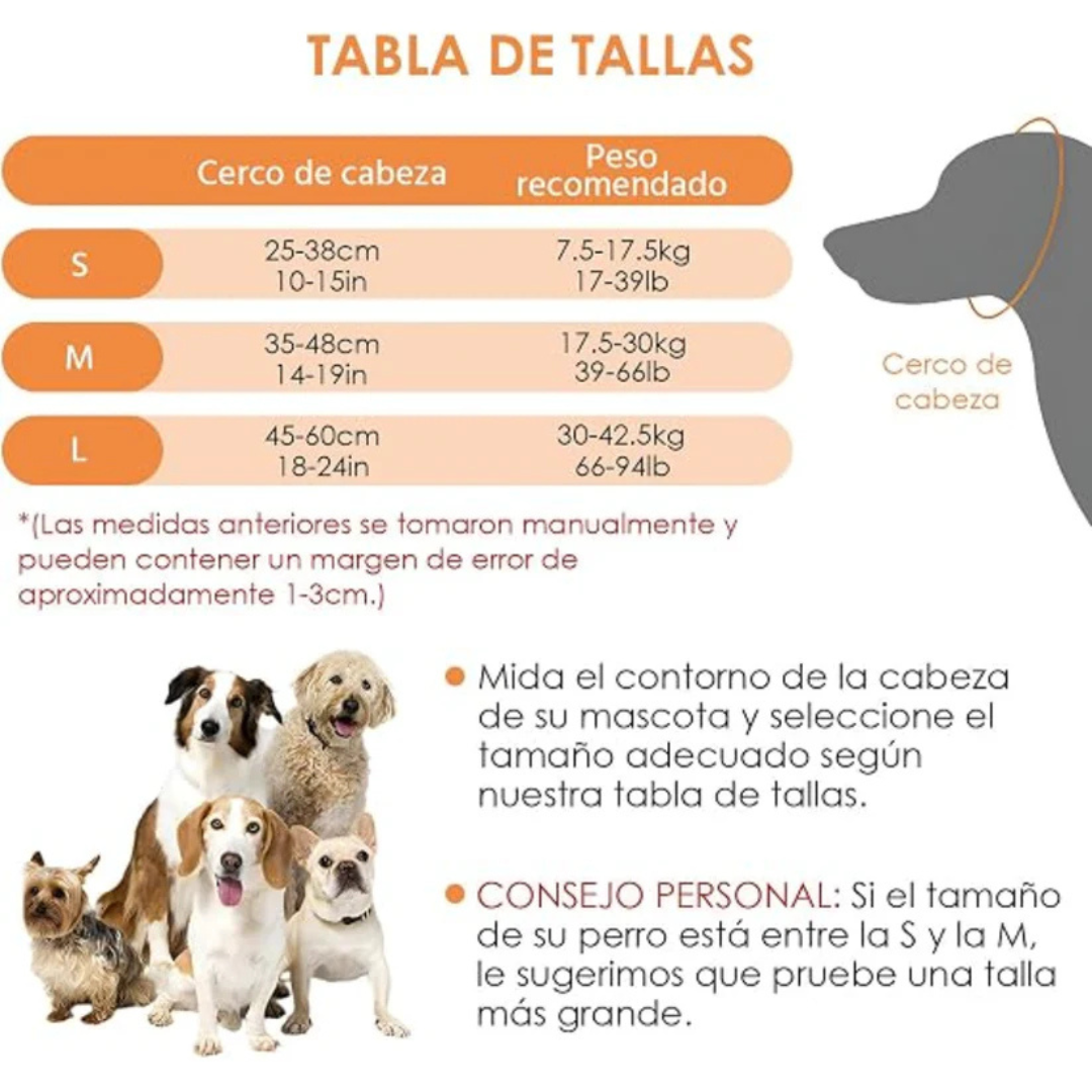 Protege a tu perro del pánico por fuegos artificiales, tormentas y ruidos fuertes.