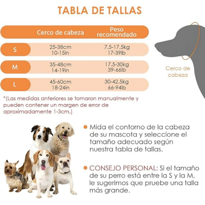 Protege a tu perro del pánico por fuegos artificiales, tormentas y ruidos fuertes.