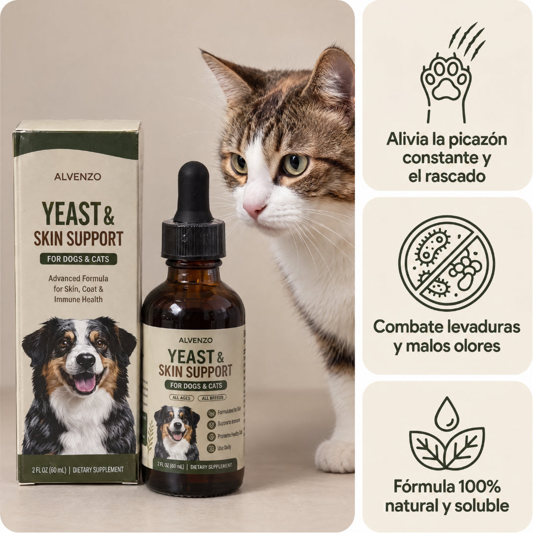 Fórmula Veterinaria Natural para Eliminar Hongos en Gatos