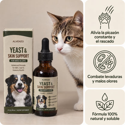 Fórmula Veterinaria Natural para Eliminar Hongos en Gatos